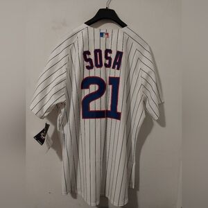 Majestic Authentic Chicago Cubs Sammy Sosa Home Jersey Size 52